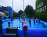 新疆移动水上乐园充气游泳池支架游泳池充气水池