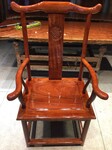 红木家具实木桌椅客椅巴西花梨木原木茶椅凳老板主位椅