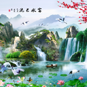 優(yōu)雅美觀床頭壁畫(huà)設(shè)計(jì)圖片優(yōu)雅背景墻