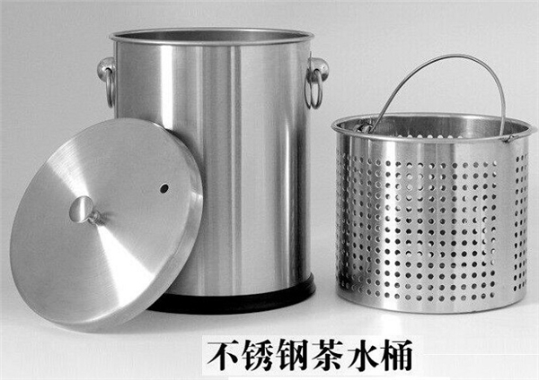 茶叶水桶加厚不锈钢过滤收集桶茶叶渣垃圾桶正品特价