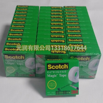 3m思高scotch810神奇隐形胶带无痕胶带手撕可写字白胶带隐形胶带