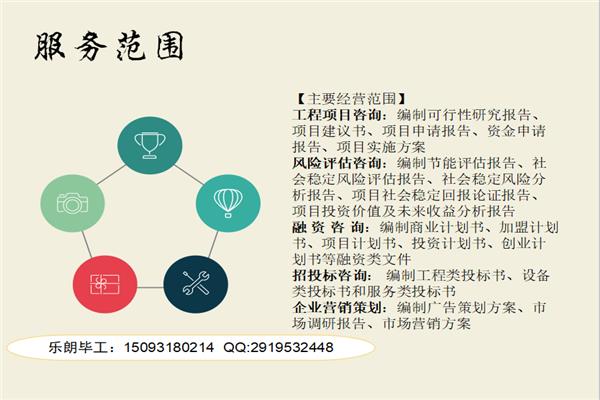 复兴代做可行性报告哪里公司-可行格式