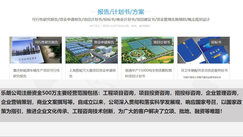 可行性报告郭楞代写公司/模板范文