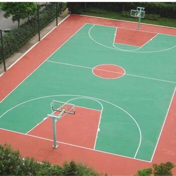贺州篮球场施工