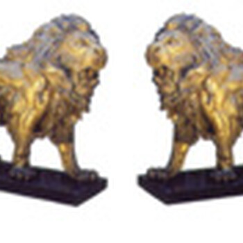 铜雕狮子的风水文化