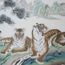 百虎图在哪鉴定?百虎图怎么鉴定真假?图片