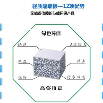 河北昊天轻质节能防火墙板批发建材行业新型轻质隔音墙板