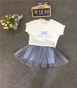 广州尚琪格品牌折扣店儿童连衣裙夏季