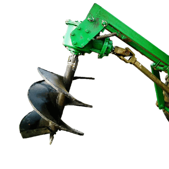 植树造林拖拉机带动打坑机性能稳定土地种树打坑机