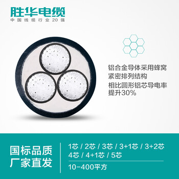 新鄉(xiāng)電纜廠家勝華YJHLV鋁合金電力電纜廠家直供
