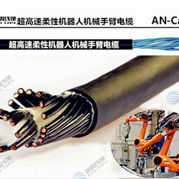 速柔性机器人电缆，机械手臂电缆，ROBOT900P