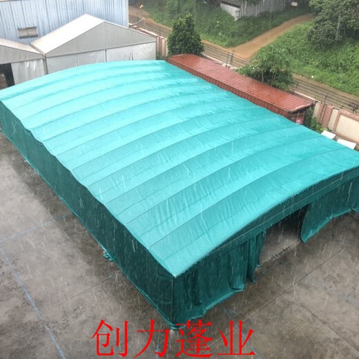 折叠活动推拉篷价格_酒泉订做推拉活动雨棚公司—雨棚定制