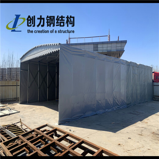 北京房山电动推拉篷移动推拉雨棚仓储蓬物流蓬