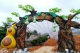 牡丹江假山假树设计制作工程案例