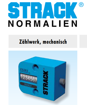 进口德国STRACK配件计数器Z5263原装德国STRACK五金模具配件