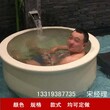景德镇厂家直销陶瓷洗浴大缸一米1.1米1.2m温泉会所养生泡澡缸