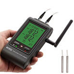 无线外置低温双PT100温度记录仪R90-DR-W图片1