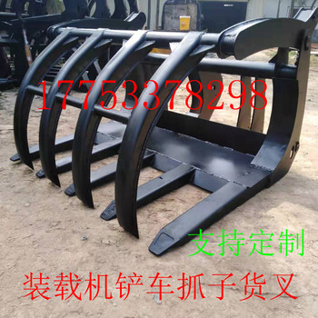 江蘇小型裝載機(jī)鏟車改抓子叉子鏟車改抓子廠家