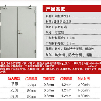 深圳市家吉防火门南山防火门钢制钢质乙级丙级