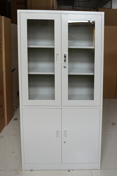 青海铁皮文件柜厂家钢制文件柜规格尺寸中二斗文件柜