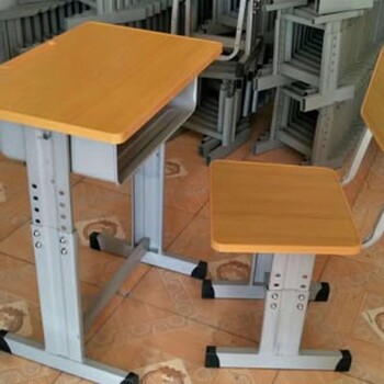 海东可以按要求订购单人课桌椅双人课桌椅塑钢课桌椅培训班课桌椅学生课桌椅钢木课桌椅