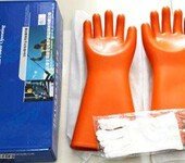 江西电力带电作业绝缘手套双安牌35kv电工高压绝缘手套使用注意事项