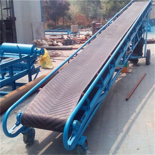 可移动式爬坡皮带运输机皮带机型号含义固定式爬坡化肥输送机