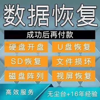 惠普服务器维修中勒索病毒解密数据恢复