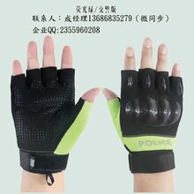 铁骑机动队夏季防摔透气半指骑行手套摩托车赛车手套图片