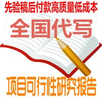 保山代写项目稳定回报论证报告信息