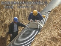 洛阳市建筑工程钢带增强PE螺旋波纹管图片1