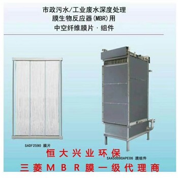 广东省总代理日本三菱MBR膜系统HDLY-100t/d工业污水处理