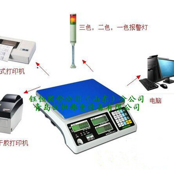 黄岛连接电脑上传数据电子秤/青岛西海岸智能电子秤/电子秤打印带重量标签