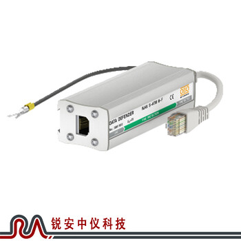 OBO防雷器RJ45S-E100/4-F网络防雷器的安装接线图