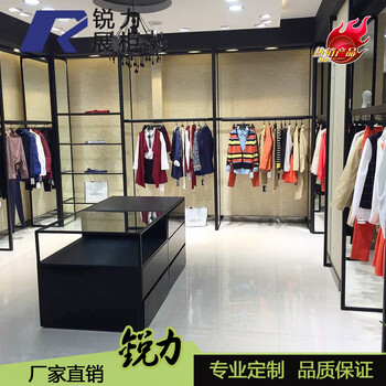 女装展示架免费设计服装展示玻璃架展柜