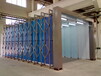 上海浦東大型伸縮推拉雨棚電動折疊伸縮噴漆房移動式伸縮噴漆房