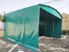 江苏徐州可移动大型折叠户外帐篷遮阳棚伸缩式雨棚定制推拉棚夜市伸缩式雨棚