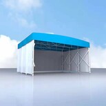 天水秦州区排档帐篷活动伸缩式雨棚收缩遮阳蓬图片0