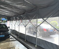 广州夜市摆摊帐篷户外折叠遮雨棚大型移动推拉雨棚
