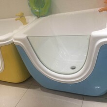 母婴店婴儿游泳馆专用亚克力材质婴儿游泳池洗澡盆游泳圈等婴儿游泳设备