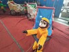 机器人蹬车广场儿童游乐设备猴拉车电动三轮车现货特价