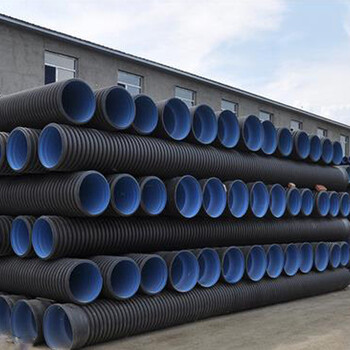 新疆联塑牌HDPE聚乙烯双壁波纹排水管