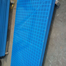 厂家生产销售安装蓝色建筑爬架网钢板网