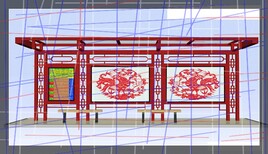 西安候车亭灯箱厂家报价图片0