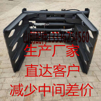 黑龙江20装载机小铲车抓草夹子工作视频生产厂家