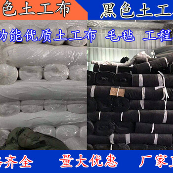 安徽芜湖厂家供应长丝无纺土工布300g养护透水短纤土工布