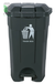 银川塑料垃圾箱批发银川环卫小区绿色240升垃圾桶厂家