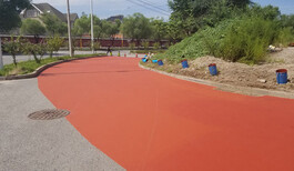 金溪县各种沥青路面护理剂彩色道路材料图片4