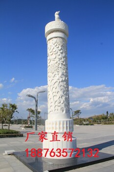 惠安青石龍柱石雕盤龍柱寺廟廣場景觀石柱大理石文化柱雕刻