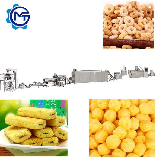 芝士味米格玛夹心米果机器//MTH65C型糙米卷能量棒生产设备